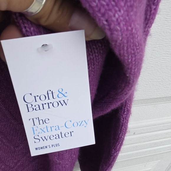 Purple Women's Sweater - Picture 4 of 6